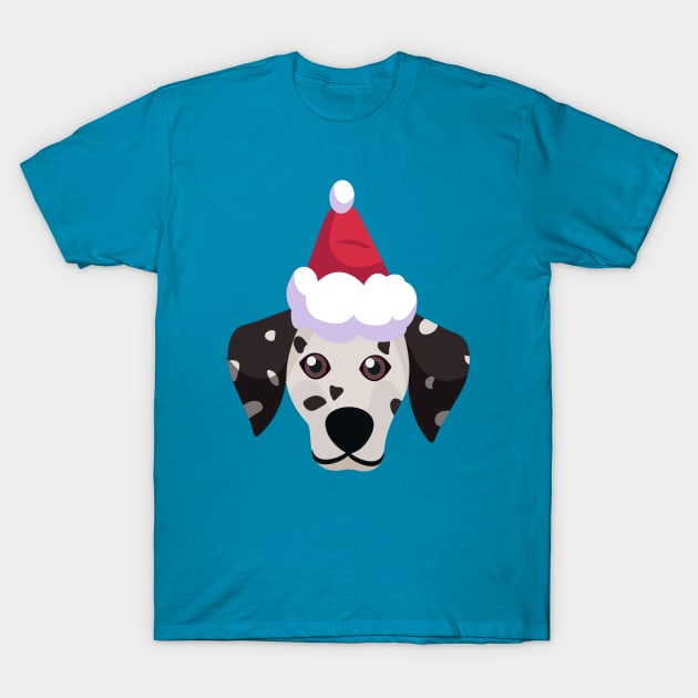 Funny Dalmatian Dog Christmas 2020 Dog Lover Christmas T-Shirt by cuffiz